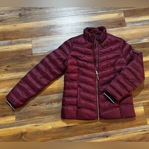 Tommy Hilfiger Deep Red Puffer Jacket